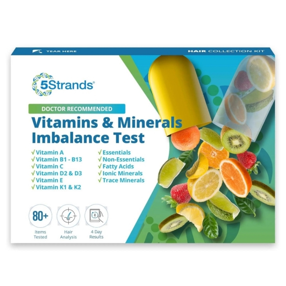 5Strands Nutrition Deficiency Test 80 Vitamins, Minerals, Etc Imbalance Test Kit